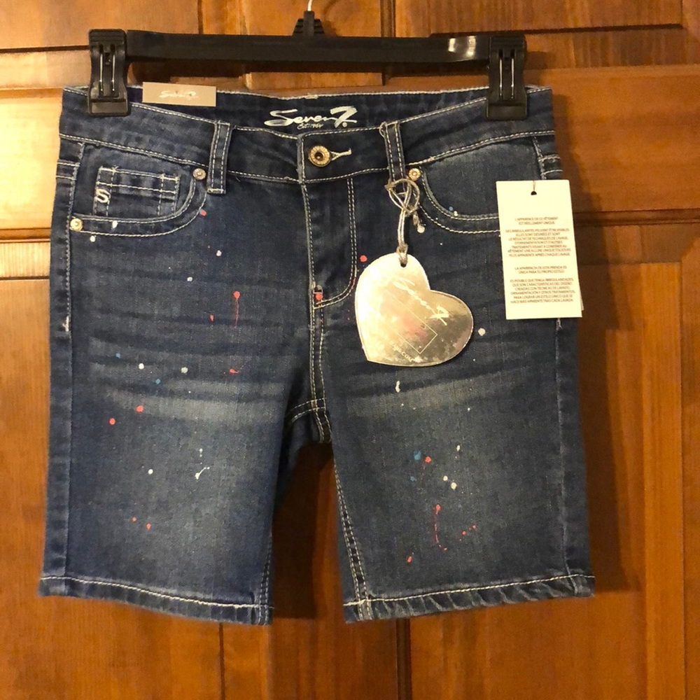 Seven Jean Co Bermuda Shorts Sz 12 girls